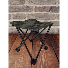 Banquinho Banqueta Dobrável Pesca Camping Praia Camuflada Cor Camuflado Foto mini 4