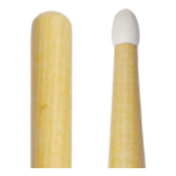 Baqueta 7a Marfim Ponta De Nylon Liverpool Ll 7an Tamanho 40cm Foto 1