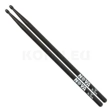 Baqueta Nova By Vic Firth 5a Black Hickory Wood Tip - Usa Foto mini 4
