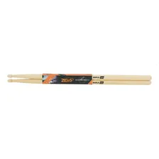 Baqueta Para Bateria Ponta Madeira Maple Zeus 5a Cor Bege Foto mini 2