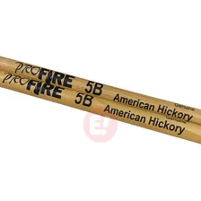 Baqueta Pro Fire 5b Ponta Madeira Natural Hickory Foto mini 2