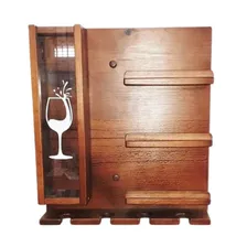 Bar Barzinho Adega Parede Vinho Decoração Porta Taça Foto mini 3