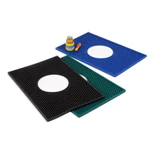 Bar Mat 45x30 Personalizado C/ Sua Marca Tapete Emborrachado Cor Preto Foto mini  3