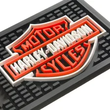 Bar Mat Harley Davidson Emborrachado Tapete Para Bar Cerveja Cor Laranja Foto mini 4