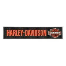 Bar Mat Harley Davidson Emborrachado Tapete Para Bar Cerveja Cor Laranja Foto mini 3