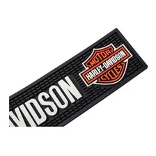 Bar Mat Harley Davidson Moto Coleção Tapete Cerveja Apoio Cor Branco Foto mini  2