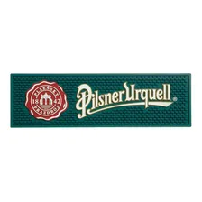 Bar Mat Pilsner Urquell Escorredor Tapete De Bar Porta Copo Cor Verde Foto mini 4