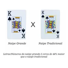 Baralho 139 As Naipe Grande Vermelho Foto mini 3