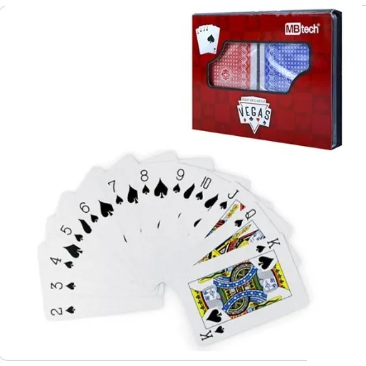 Baralho De Cartas C/ 02 Conj. De Jogos De Cartas Foto 1
