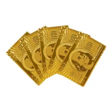Baralho de cartas de poker dourado Cartas de baralho douradas Design de baralho dourado Foto mini 4