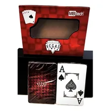 Baralho Duplo Jogo Cartas Las Vegas Resistente 100% Plástico Foto mini 4