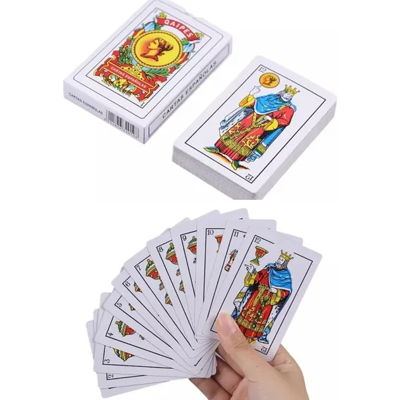 Baralho espanhol de 12 baralhos Cartão de baralho espanhol de 48 cartas Foto 1