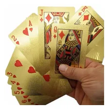 Baralho Folheado Ouro 24k Carat Gold Backside Dolar Foto mini 3