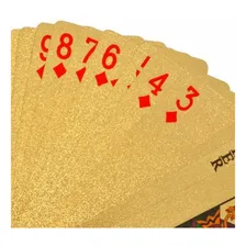 Baralho Folheado Ouro 24k Carat Gold Backside Dolar Foto mini 2