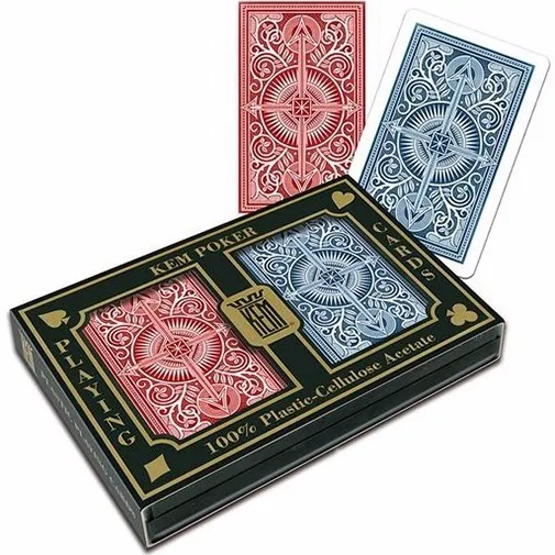 Baralho Kem Arrow Wide Jumbo Vermelho Azul Foto 1