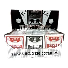 Baralho Plastico Copag Texas Holdem Poker Naipe Pequeno C/12 Foto mini 1