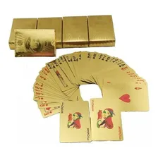 Baralho Poker Truco Preto Ouro - Pvc Prova D'água Foto mini 1