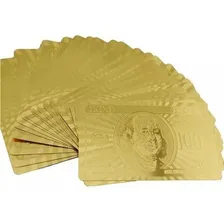 Baralho Poker Truco Preto Ouro - Pvc Prova D'água Foto mini 2
