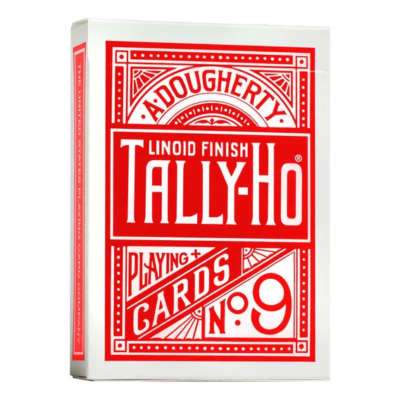 Baralho Tally-ho Circle Backs Red Foto 1