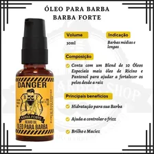 Barba Forte óleo para barba danger 30ml Foto mini  3