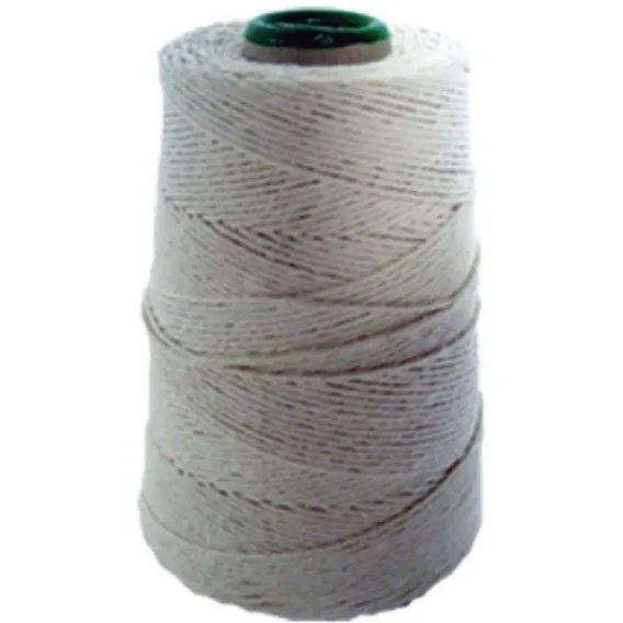 Barbante Cru 400g 6 Fios Rolo 396m Cor Branco Foto 1