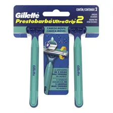 Barbeador Gillette Prestobarba UltraGrip2 Cabeça Móvel descartável 2 un Foto mini 1