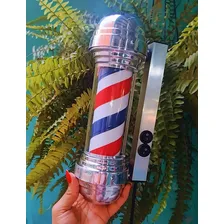 Barber Pole Girat贸rio 60cm Bivolt+barber Mini 30cm Foto mini 3
