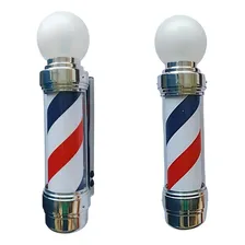 Barber Pole Girat贸rio 60cm Bivolt+barber Mini 30cm Foto mini 2