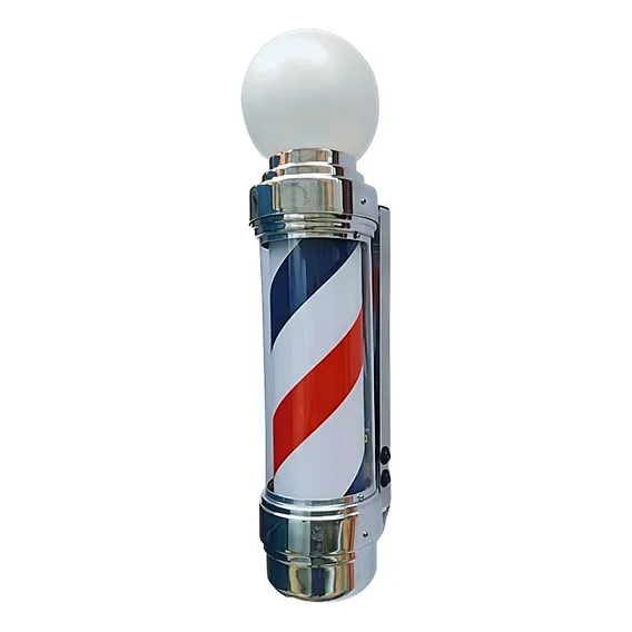 Barber Pole Girat贸rio 60cm Bivolt+barber Mini 30cm Foto 1