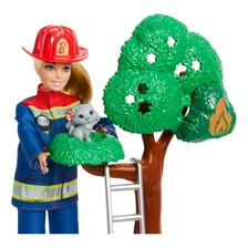 Barbie Bombeira HRG55 Com Acess贸rios Mattel Foto mini 3