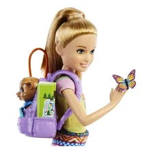 Barbie Boneca Stacie y Mascota Día de Campamento It Takes Two Mattel HDF70 Foto mini  2