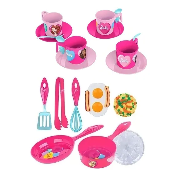 Barbie Cheff - Kit Cozinha E Kit Chá - Cotiplas Foto 1