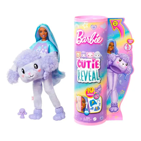 Barbie Cutie revela fantasia de poodle roxa - Mattel Foto 1