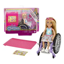 Barbie Family Chelsea Cadeira De Rodas Mattel Hgp29 Foto mini 1