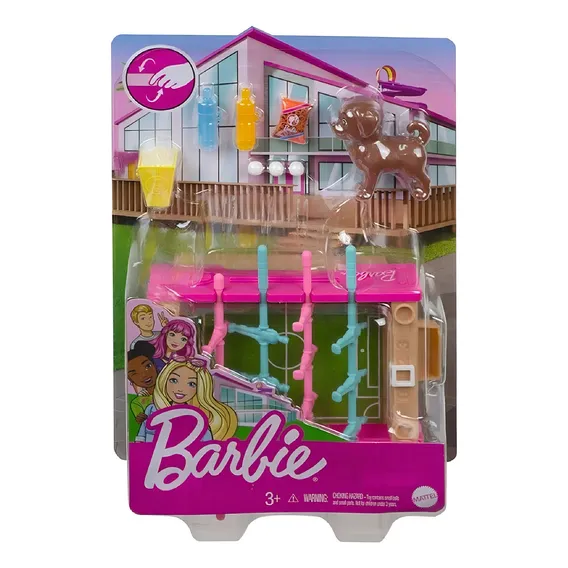 Barbie Mini Playset Com Pets Foto 1