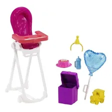 Barbie Negra Boneca Mattel Babá Skipper + Bebê + Acessórios Foto mini  3