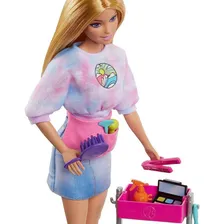 Barbie O Filme Barbie Doll Malibu Stylist Hnk95 Foto mini 4