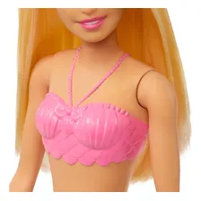 Barbie Sereia Loira Com Cauda Rosa - Mattel Foto mini 4