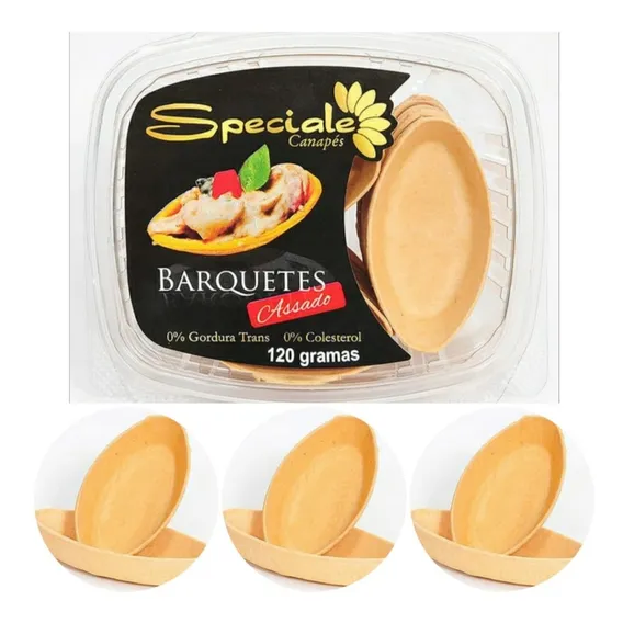 Barquetes P/ Rechear 100 Und. Foto 1