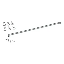 Barra Aço Inox Com 6 Ganchos 80cm Top Pratic Brinox 2200/160 Foto mini 1