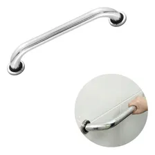 Barra Apoio Nitro Metais 60cm Cor Prateado Alça De Apoio Idoso Segurança 60cm Alumínio Barra De Apoio Foto  mini 1
