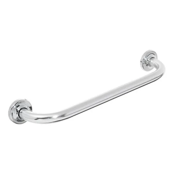 Barra Apoio Segurança Banheiro Anodizadas Reta Sicmol 60cm Foto 1