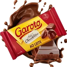 Barra Chocolate Garoto 1kg Ao Leite Para Pascoa Derreter Foto mini 2