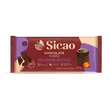 Barra Chocolate Meio Amargo Sicao Gold 1,01kg - Atacado Foto mini 1