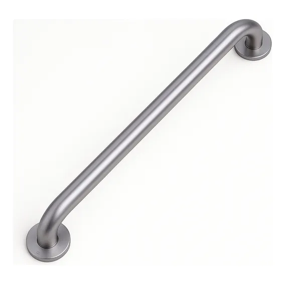 Barra De Apoio Aço Inox Alça Idoso/deficiente 80cm - Demima Cor Prateado Foto 1