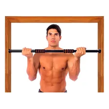 Barra De Flexão Fixa Regulável C/ Espuma Treino Casa Em Foto mini  3