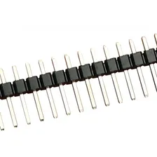 Barra De Pinos Macho 1x40 Vias 2,54mm 180° - 10 Peças Foto mini 3