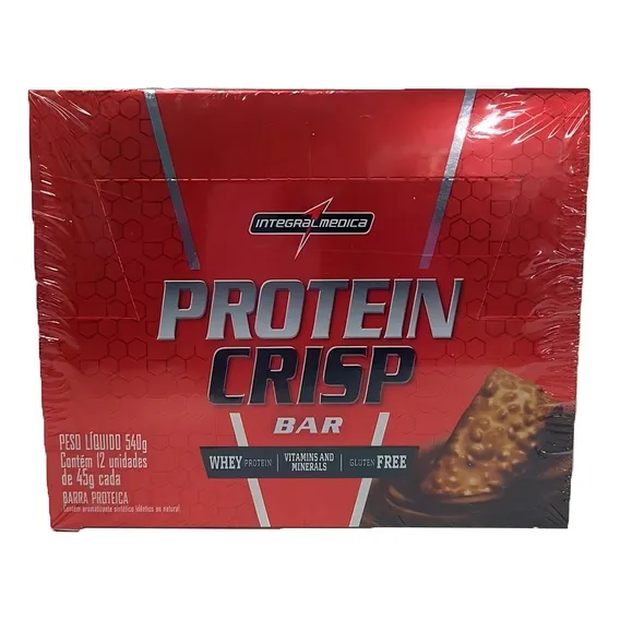 Barra De Proteína- Protein Crisp Bar- Integralmedica-cx C/12 Foto 1