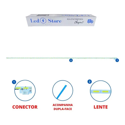 Barra Led Tv Panasonic CompatÃvel Tc-40c400b Tc40c400b Foto 1