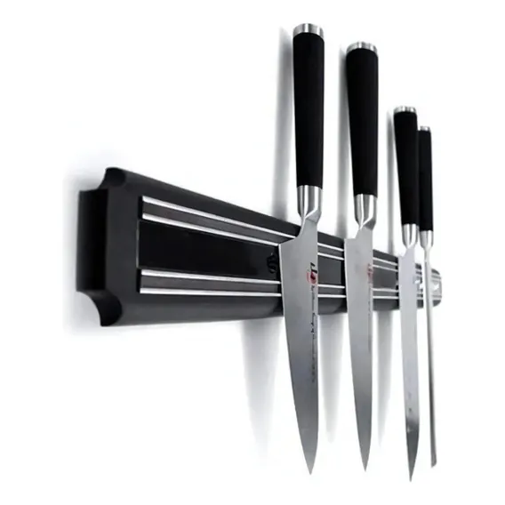 Barra Magnética Imã Suporte Facas Ferramentas Cozinha 33cm Churrasco Foto 1